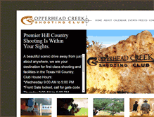 Tablet Screenshot of copperheadclub.com